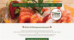 Desktop Screenshot of hanasushi.net